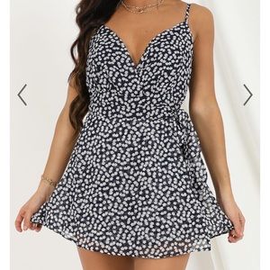 NWT Call it Like it is Playsuit in navy floral